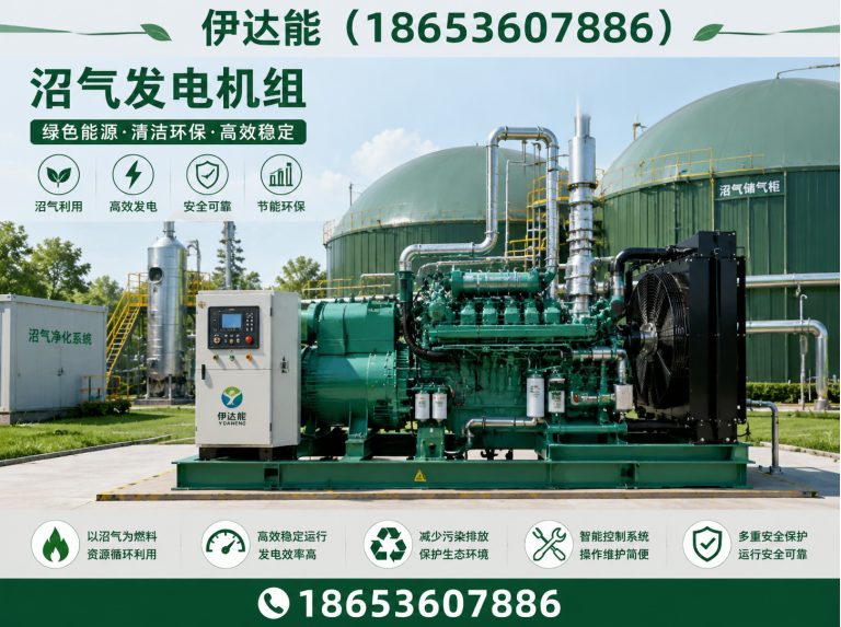 诸城市沼气发电机组展示图